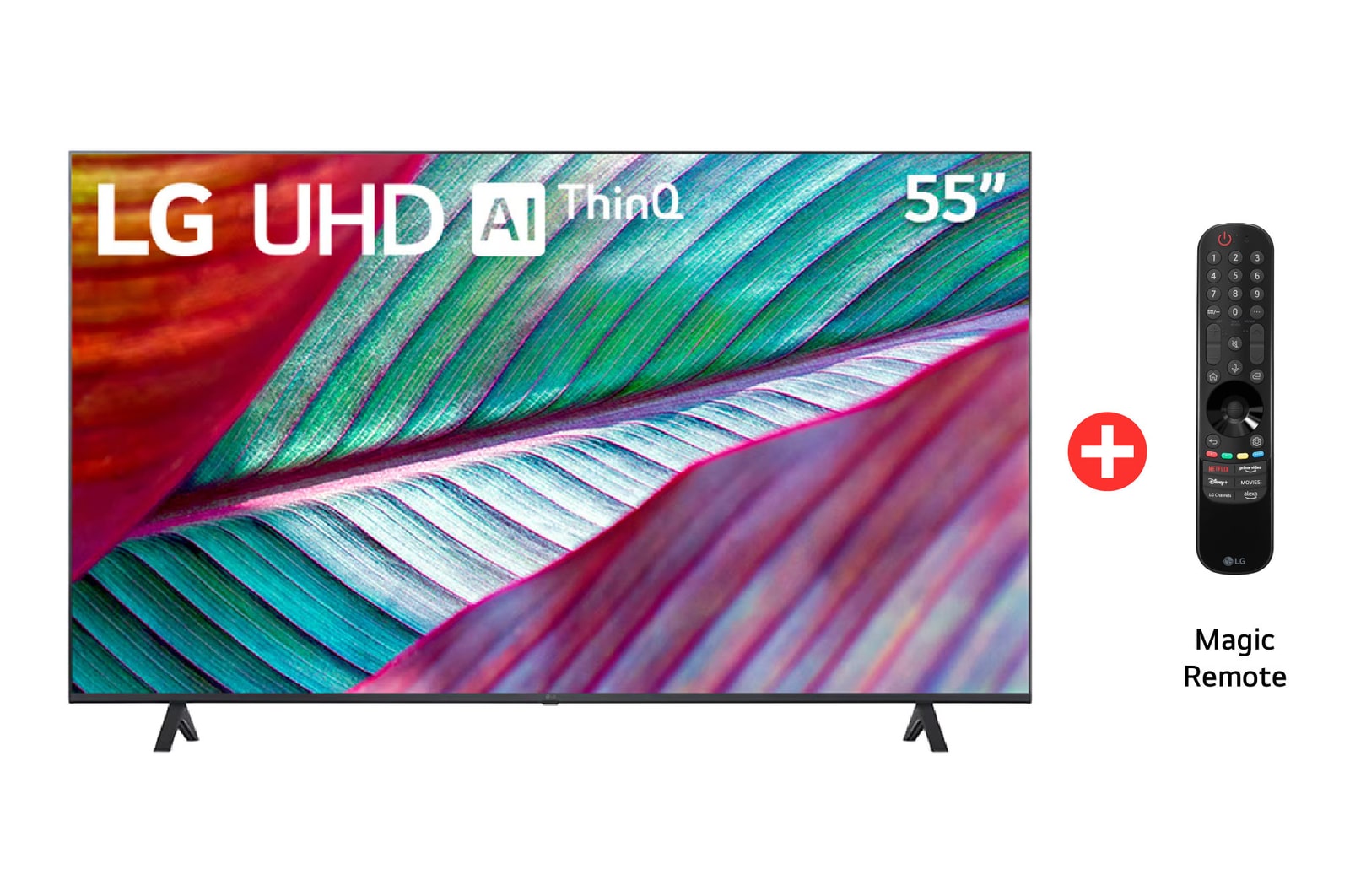 Vista frontal de TV 55 Pulgadas UHD 4K - 55UR8750PSA - Incluye Magic Remote 55UR8750PSA